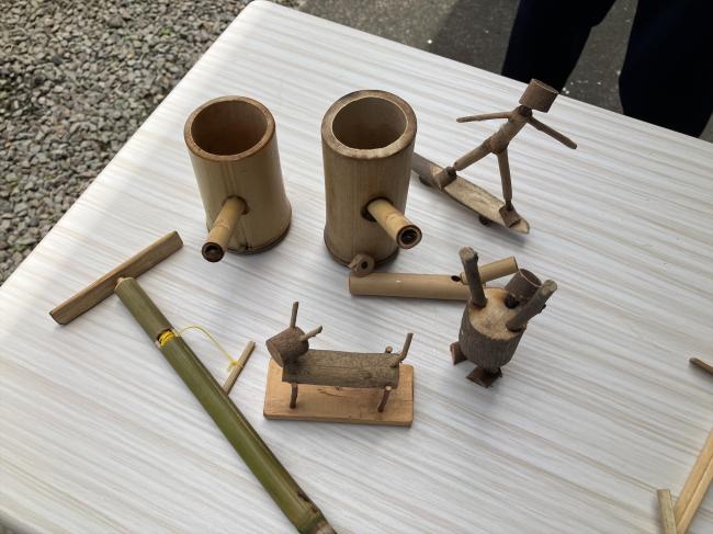 【森のおもちゃづくり】木や竹を使っておもちゃを作ろう!(出展:平田の里山)