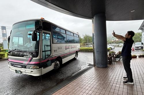 霧島市立高千穂小学校のお見送り