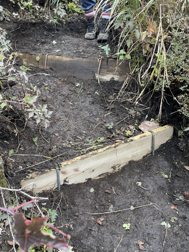 従来工法完成です