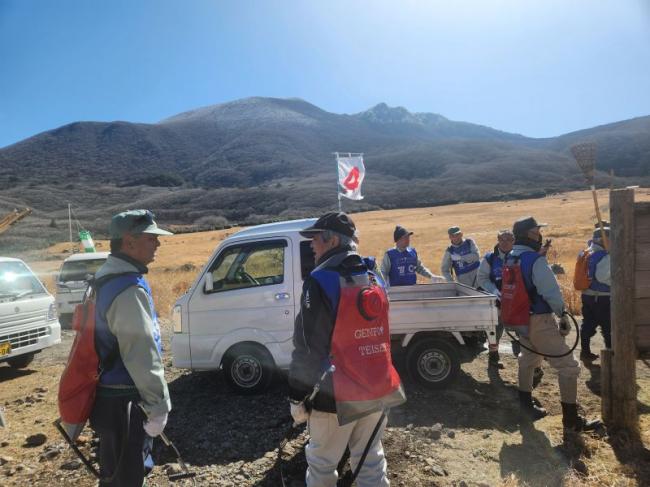 ジェットシューターや火消し棒を配付