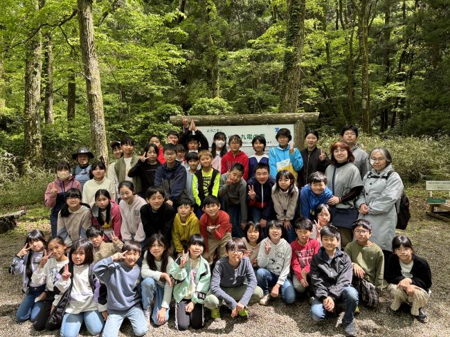 大分市立神崎小学校の皆さまと日田市立いつま小学校の皆さま