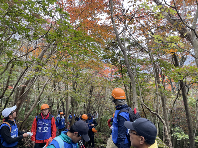 いよいよ登山開始です