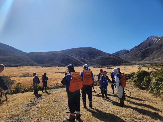 火入れ開始まで待機