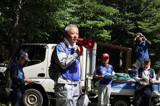 九州電力㈱の早田大分支社長からご挨拶いただきました