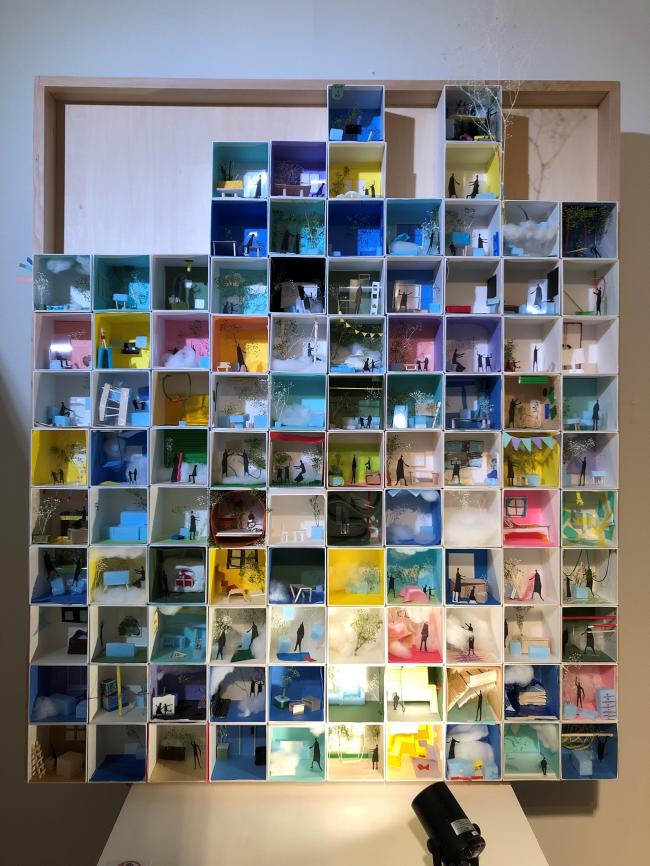 【みんなで集合住宅】森の間伐材でお部屋作り！集合住宅を完成させよう！（出展：NPO法人 こどものけんちくがっこう）