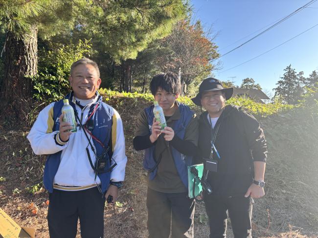 今回は、長崎県東彼杵町の「そのぎ茶」を配りました！