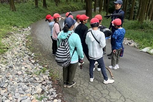 バイオスウェルは雨を集めて浸透させるんだね