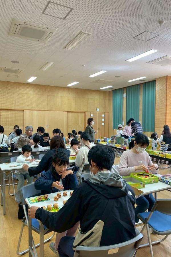 誰でも楽しめるよういろいろなゲームを用意しています