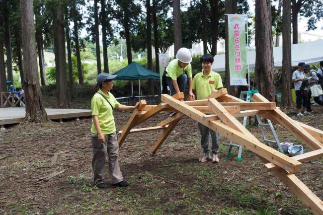 NPO法人こどものけんちくがっこう様 ～ダ・ヴィンチの橋～　